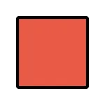 Red Square SVG Icon